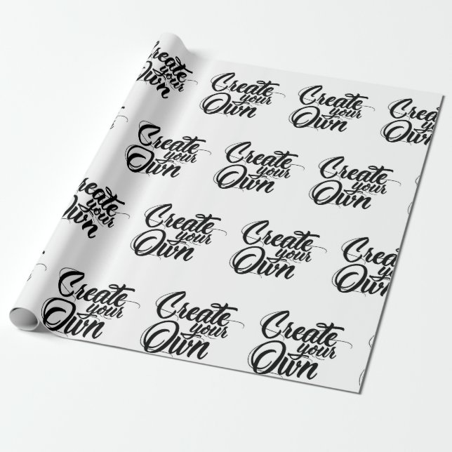 Create Your Own Wrapping Paper (Unrolled)