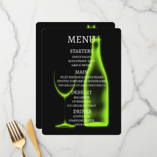 Create Your Own X-Ray Wine Glass & Bottle Menu