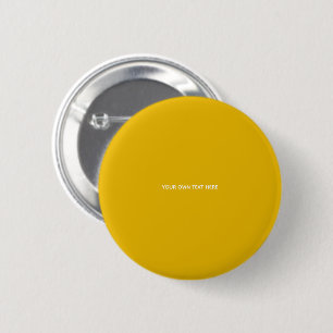 Create Your Own Yellow Custom Design 6 Cm Round Badge