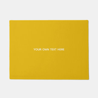 Create Your Own Yellow Custom Design Doormat