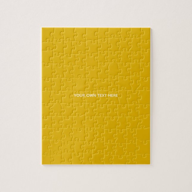 Create Your Own Yellow Custom Design Jigsaw Puzzle (Vertical)