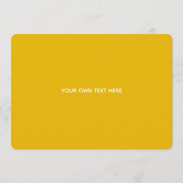 Create Your Own Yellow Custom Design Program (Front)