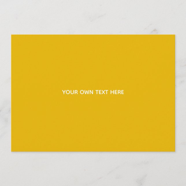 Create Your Own Yellow Custom Design Program (Front)