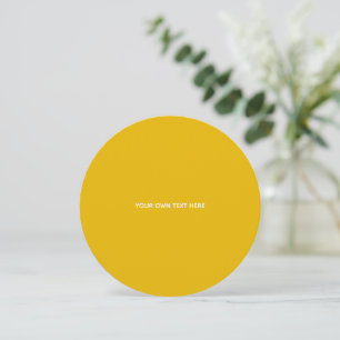 Create Your Own Yellow Custom Design Save The Date