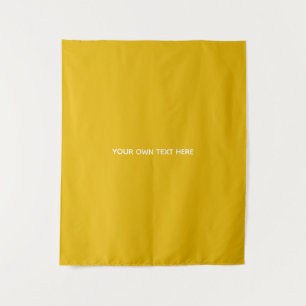 Create Your Own Yellow Custom Design Tapestry