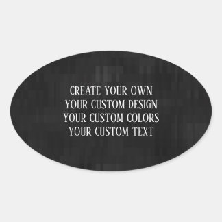 Create Your Own - Your Custom Design Oval Sticker
