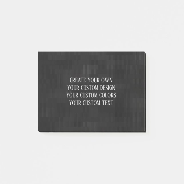 Create Your Own - Your Custom Design Post-it Notes (Front)