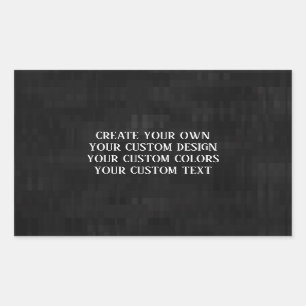 Create Your Own - Your Custom Design Rectangular Sticker