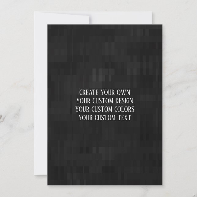 Create Your Own - Your Custom Design Thank You Card (Front)