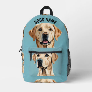 "create your own" your image here dog printed backpack