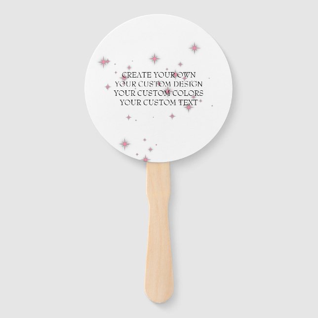 Create Your Own - Your Image Here - Hand Fan (Front)