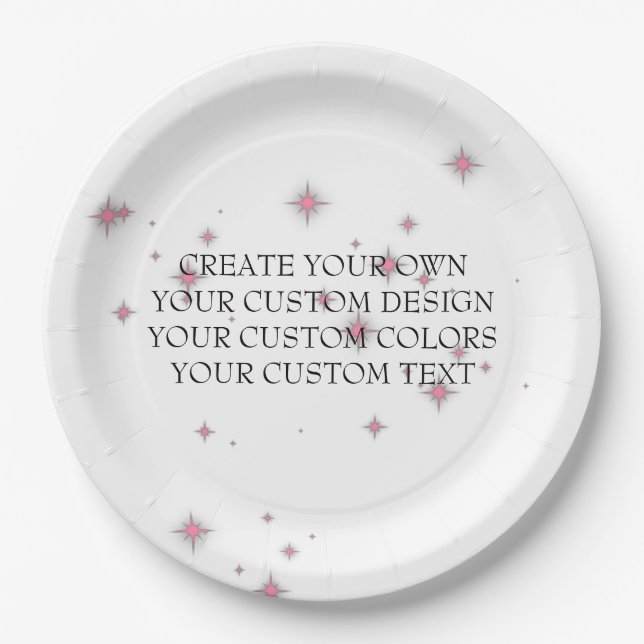 Create Your Own - Your Image Here - Paper Plate (Front)