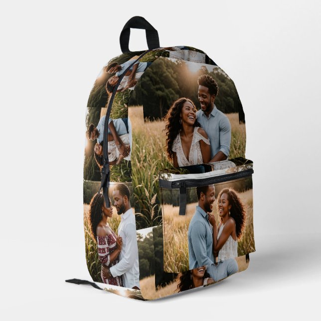 "create your own" your image here teen printed backpack (Back Corner Left)