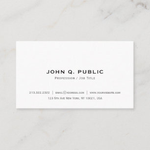 Create Your Own Your Modern Elegant Minimalist Business Card