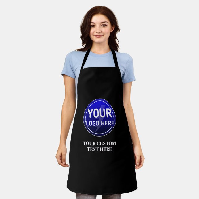Create your owner's custom logo/editable template  apron (Worn)