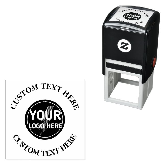 Create your owner's custom logo/editable template self-inking stamp (In Situ)
