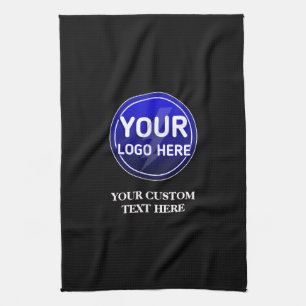 Create your owner's custom logo/editable template  tea towel