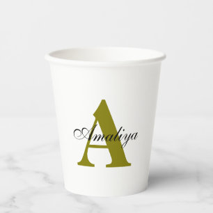 Create your owner's custom Name Paper Cups