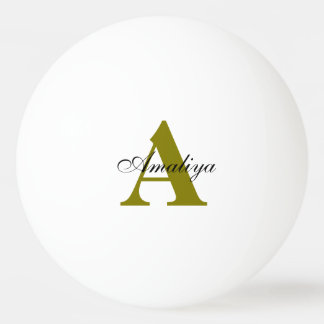 Create your owner's custom Name Ping Pong Ball