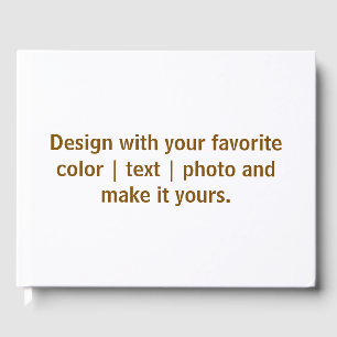 Create Your Personalise 10.5" x 8.25" Guest Book