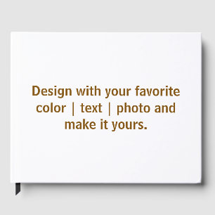 Create Your Personalise 10.5" x 8.25" Guest Book