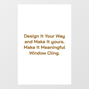 Create Your Personalise 12" x 18"