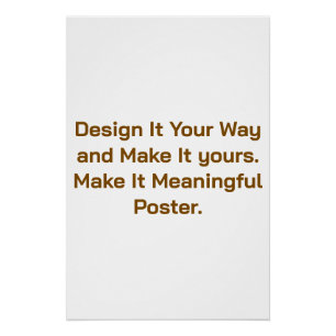 Create Your Personalise 18.67" x 28" Poster