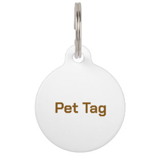 Create Your Personalise 1.25” Pet Tag