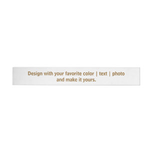 Create Your Personalise 1" x 7.25" Wrap Around Label