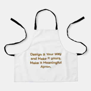 Create Your Personalise 20" length x 24" width Apron