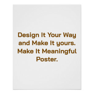 Create Your Personalise 20" x 25" Poster