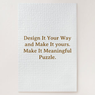 Create Your Personalise 20" x 30", 1014 pieces Jigsaw Puzzle