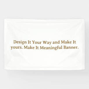Create Your Personalise 2.5' x 4' Banner