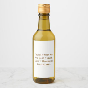 Create Your Personalise 2" x 3" Wine Label