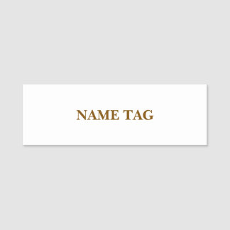 Create Your Personalise 3" X 1" Rectangle Name Tag