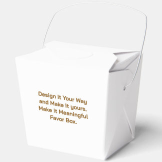 Create Your Personalise 3" x 2.75" x 3.75" Favour Box