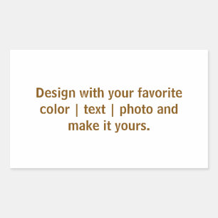 Create Your Personalise 4.5 x 2.7 inch Rectangular Sticker
