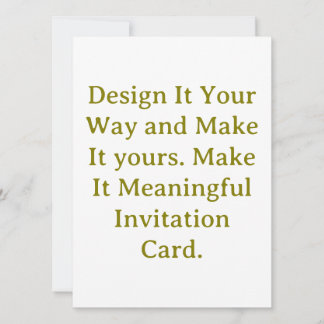 Create Your Personalise 5.5" x 7.5" Squared Invitation