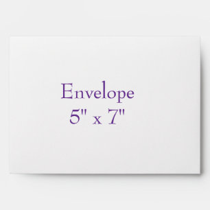 create your personalise 5" x 7" Basic Envelope