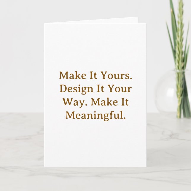 Create Your Personalise 5" x 7" Folded  Program (Front)