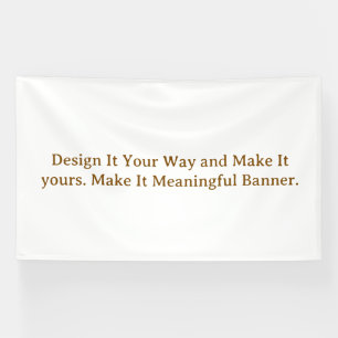 Create Your Personalise 6' x 10' Banner