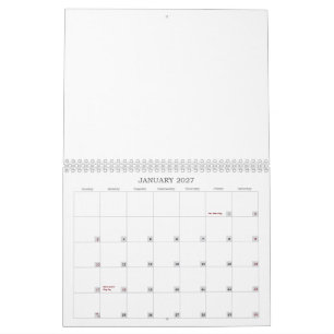 Create Your Personalise 8.5" L x 11" W Calendar