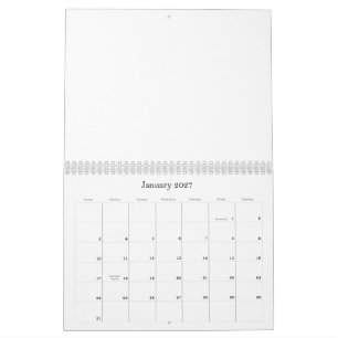 Create Your Personalise 8.5" L x 11" W Calendar