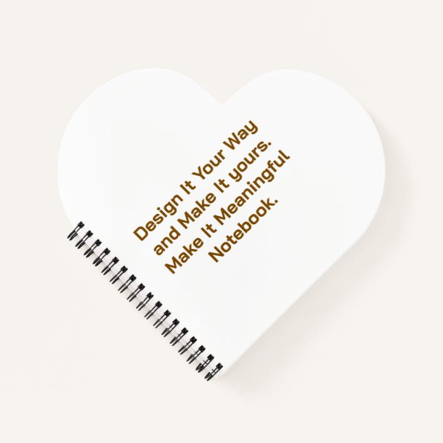 Create Your Personalise 8" x 8" Notebook (Front)