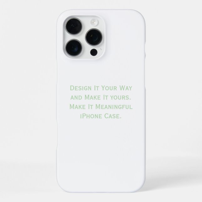 Create Your Personalise  iPhone Case (Back)