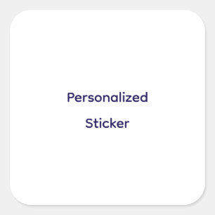 Create Your Personalise Square Sticker