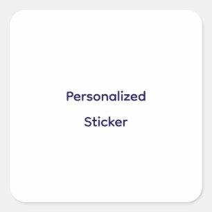 Create Your Personalise  Square Sticker