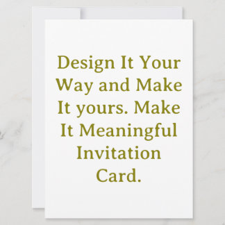 Create Your Personalise Squared 6.5" x 8.75" Invitation