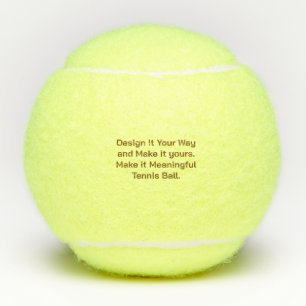 Create Your Personalise  Tennis Balls