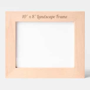 Create Your Personalised 10" x 8" Landscape Frame